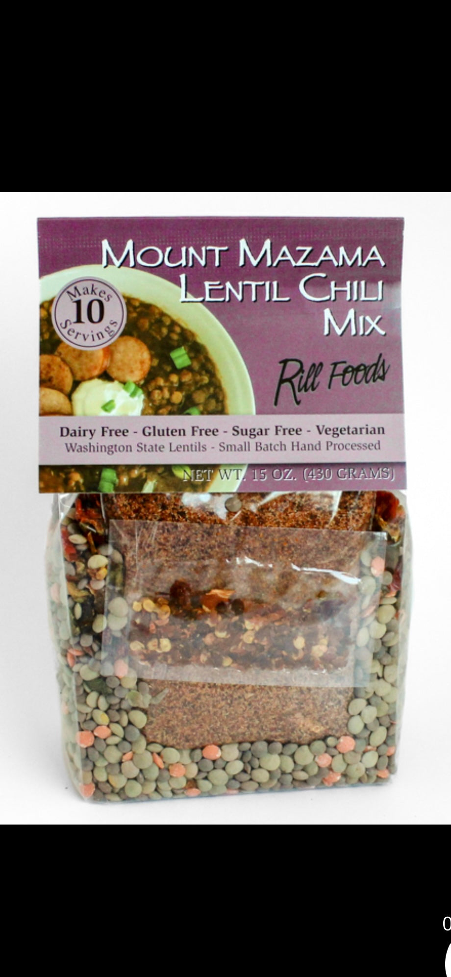 Rill Foods Mount Mazama Lentil Chili Mix
