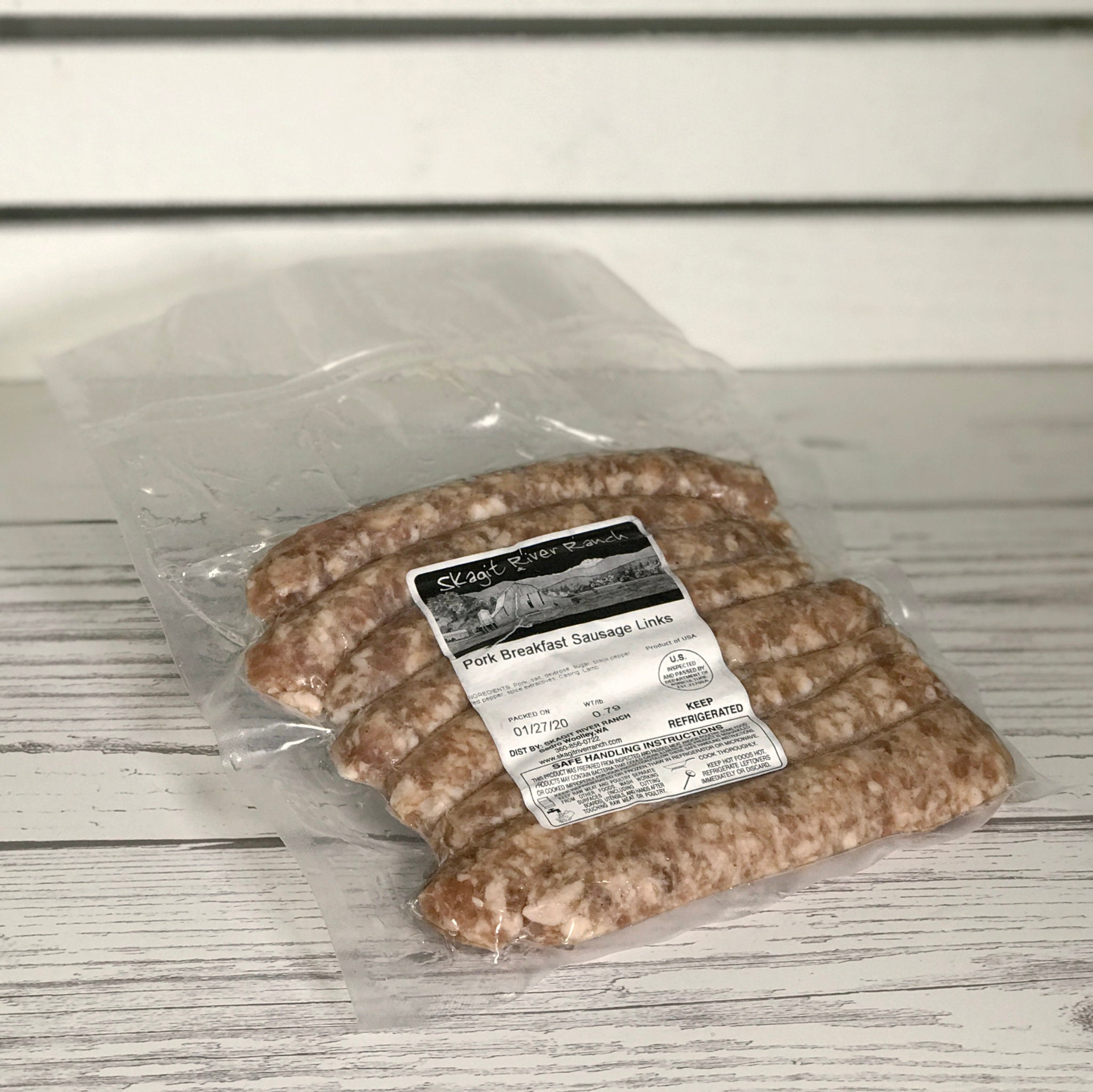 Skagit River Ranch Pork Breakfast Sausage Links Local Yokels