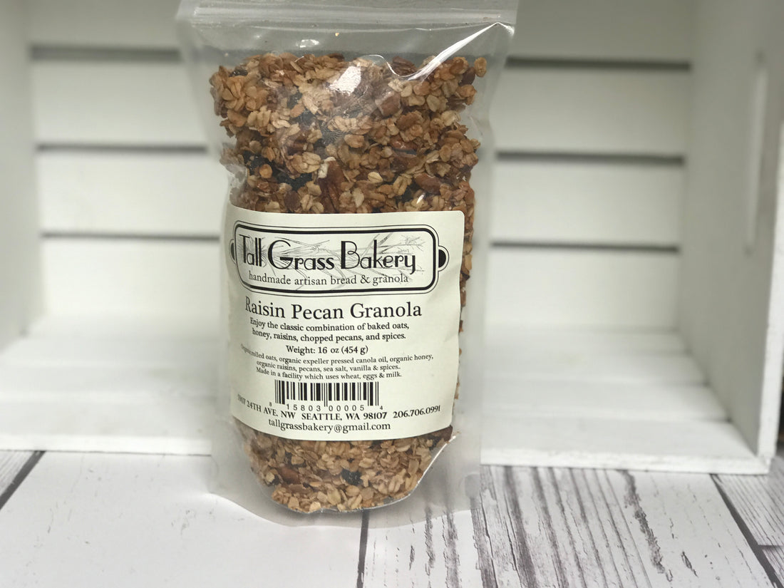 Tall Grass Bakery Handmade Organic Granola