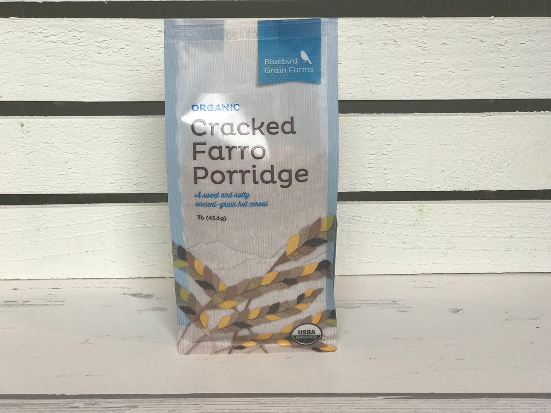 Bluebird Grain Farms Organic Cracked Farro Porridge(Certified Organic)