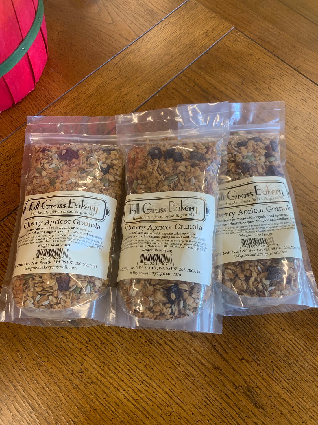 Tall Grass Bakery Handmade Organic Granola