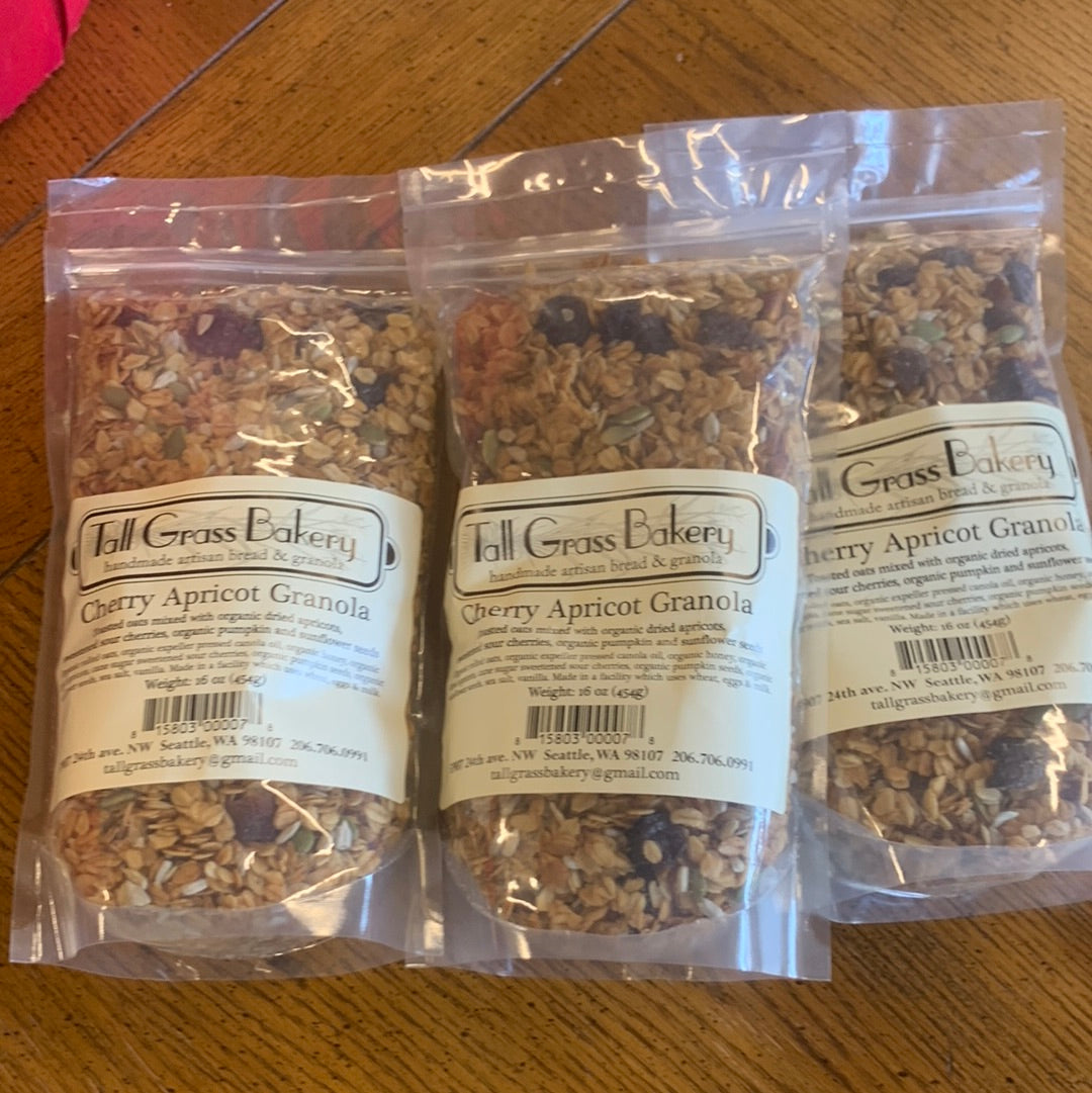 Tall Grass Bakery Handmade Organic Granola