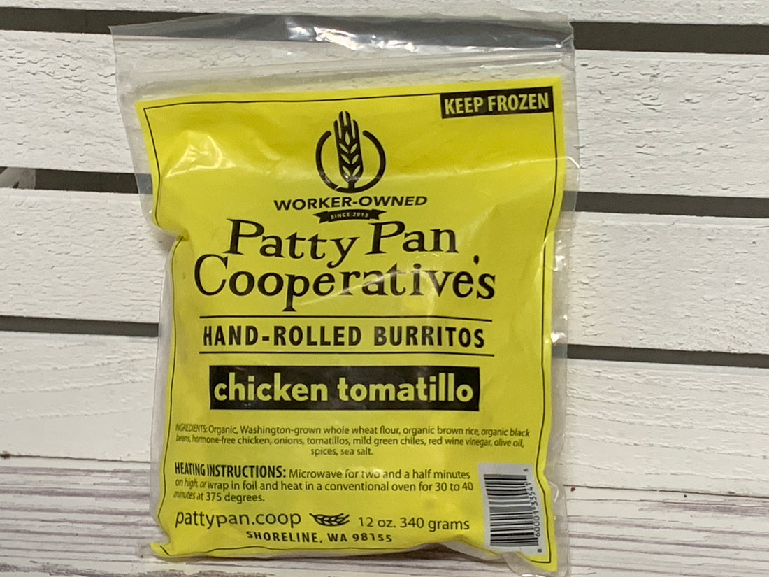 Patty Pan Cooperative Frozen Burritos