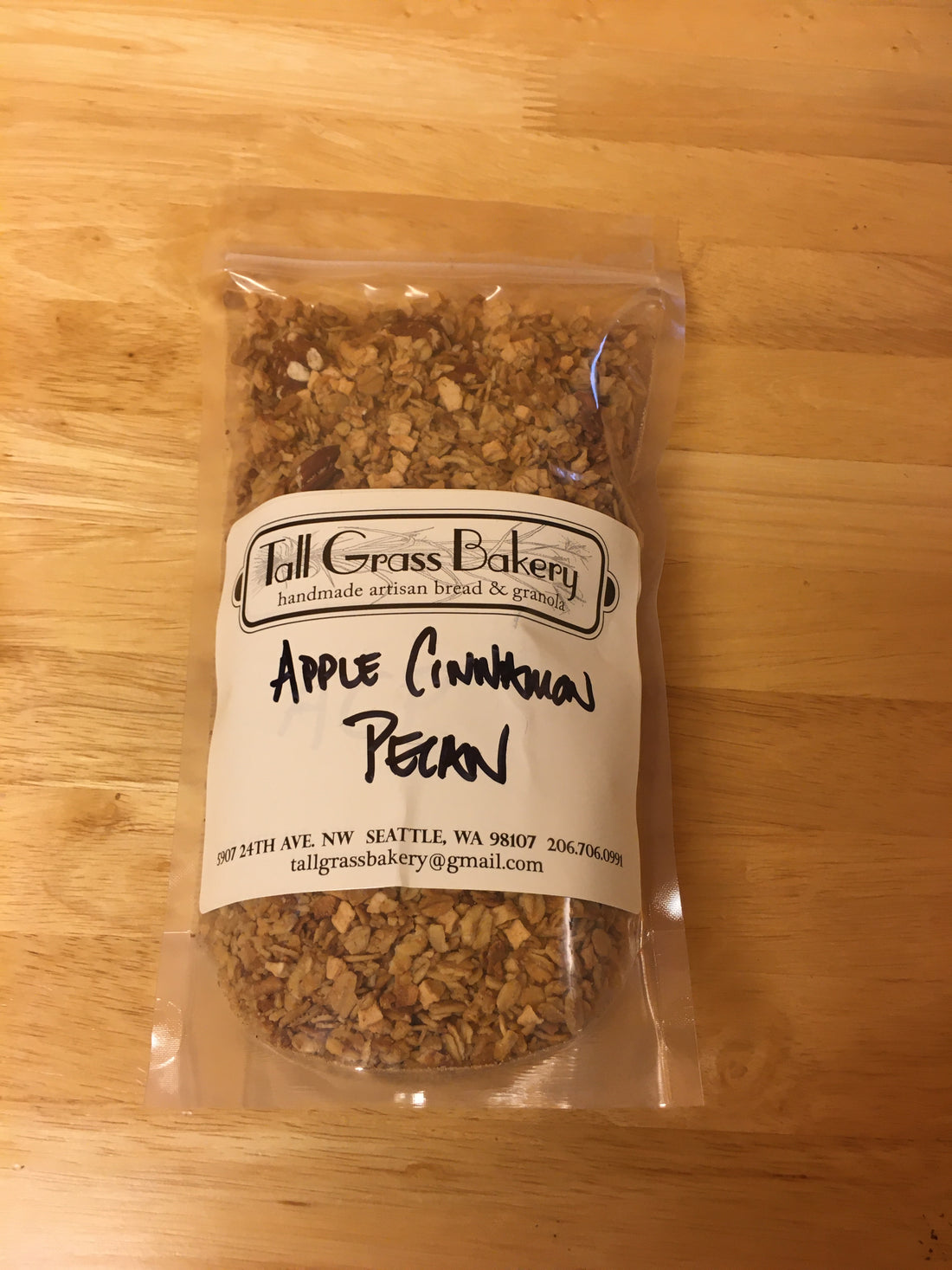 Tall Grass Bakery Handmade Organic Granola