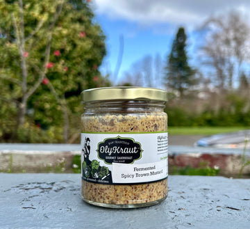 Olykraut Fermented Spicy Brown Mustard