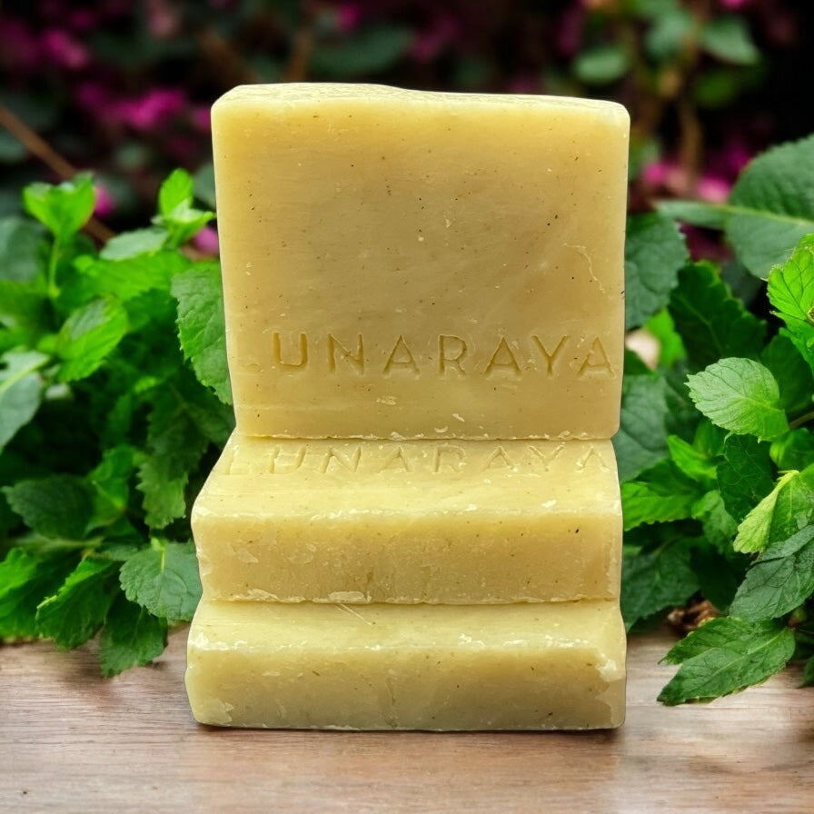 Lunaraya Peppermint Tea Tree Shampoo Bar