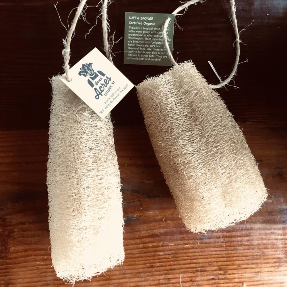 Small Acres Organic Luffa Sponge