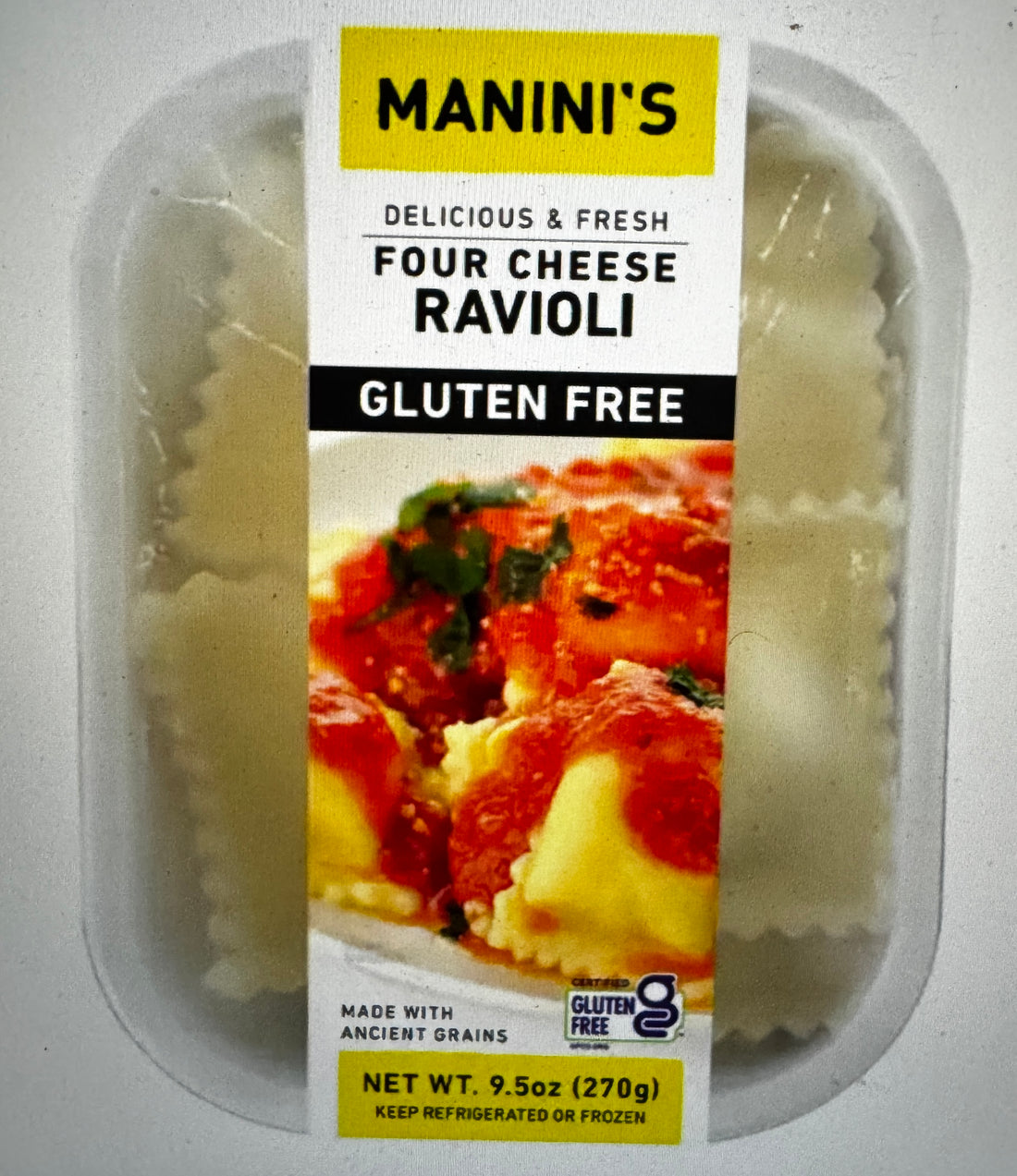 Manini’s Gluten-free 4-Cheese Ravioli