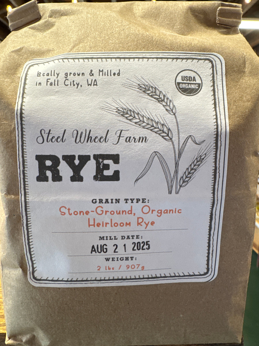 Steel Wheel Farm Stone-Ground Organic Heirloom Rye