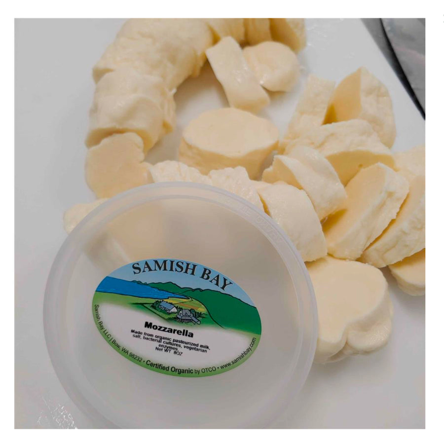 Samish Bay Fresh Organic Mozzarella Cheese