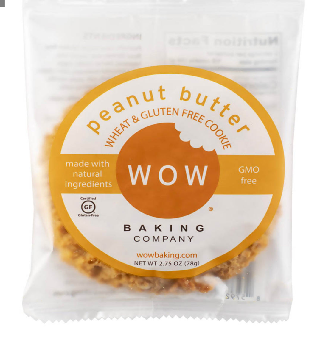 WOW Baking Co. Gluten-free Peanut Butter Cookie