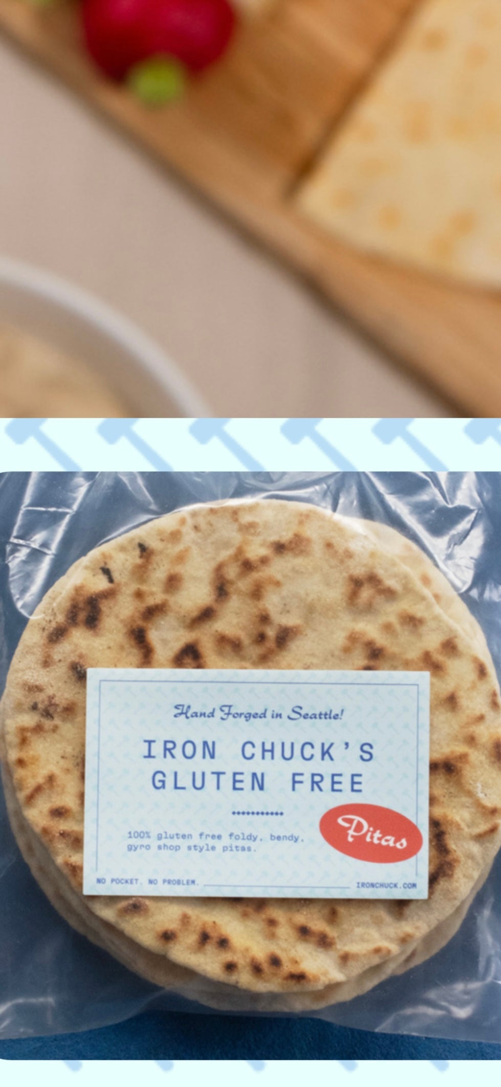 Iron Chuck’s Gluten-free Pitas