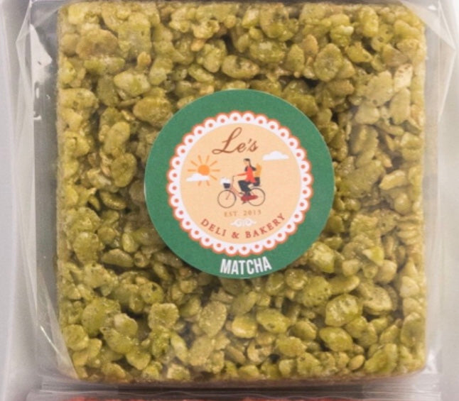 Le’s Bakery Matcha Marshmallow Bar