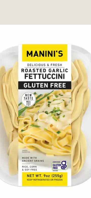 Manini’s Gluten-free Roasted Garlic Fettuccine