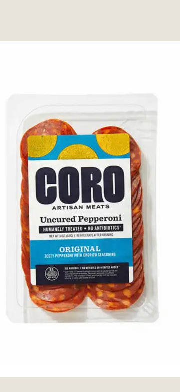 Coro Artisan Meats Uncured Salami
