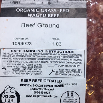 Skagit River Ranch Organic Wagyu Ground Beef