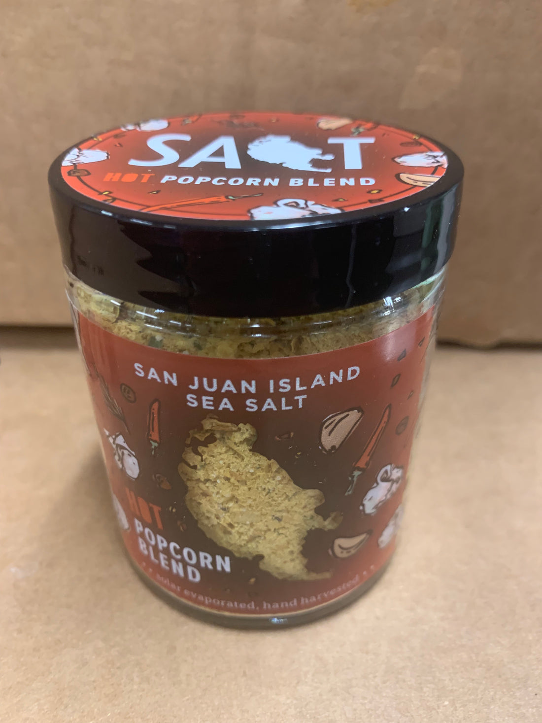 San Juan Island Sea Salt Hot Popcorn Seasoning Blend