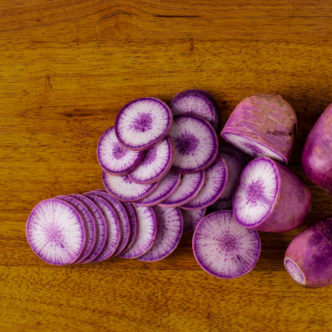 Boldly Grown Farm Organic Purple Daikon Radish