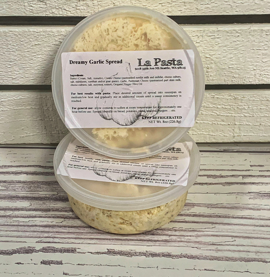 La Pasta!  Roasted Garlic Spreads