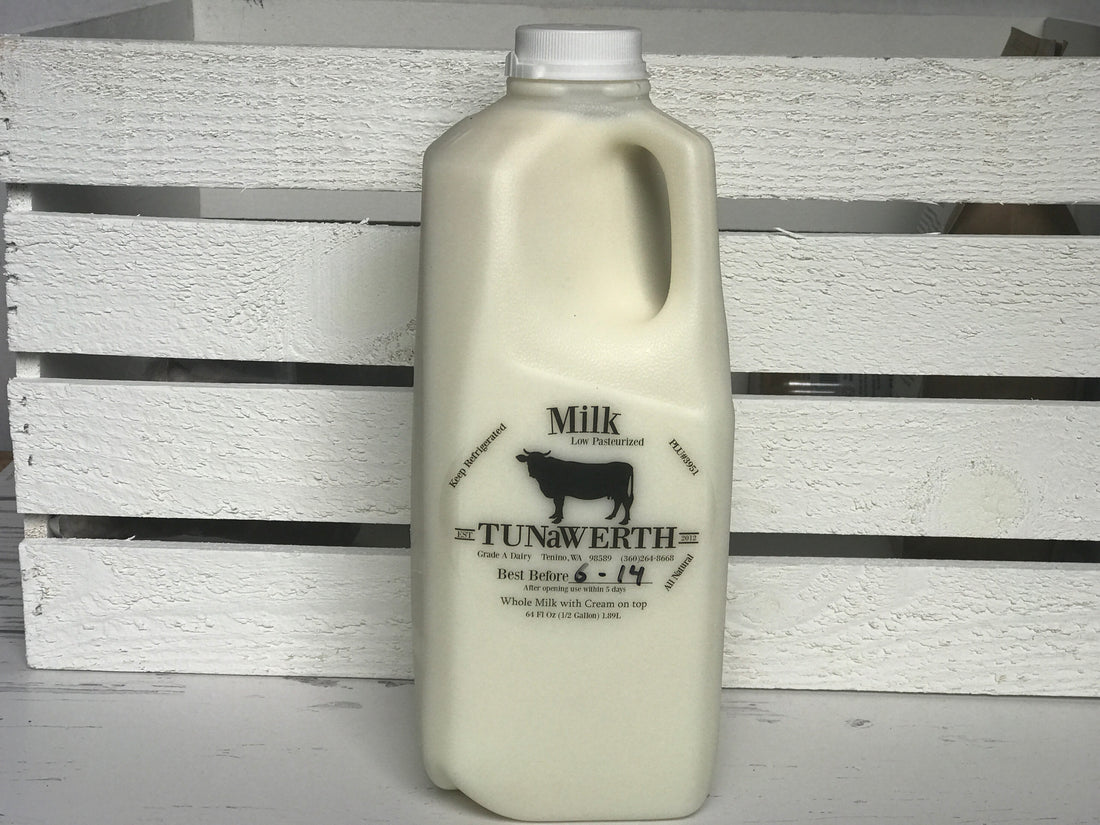 Tunawerth Creamery Milk, Whole Low Pasteurized